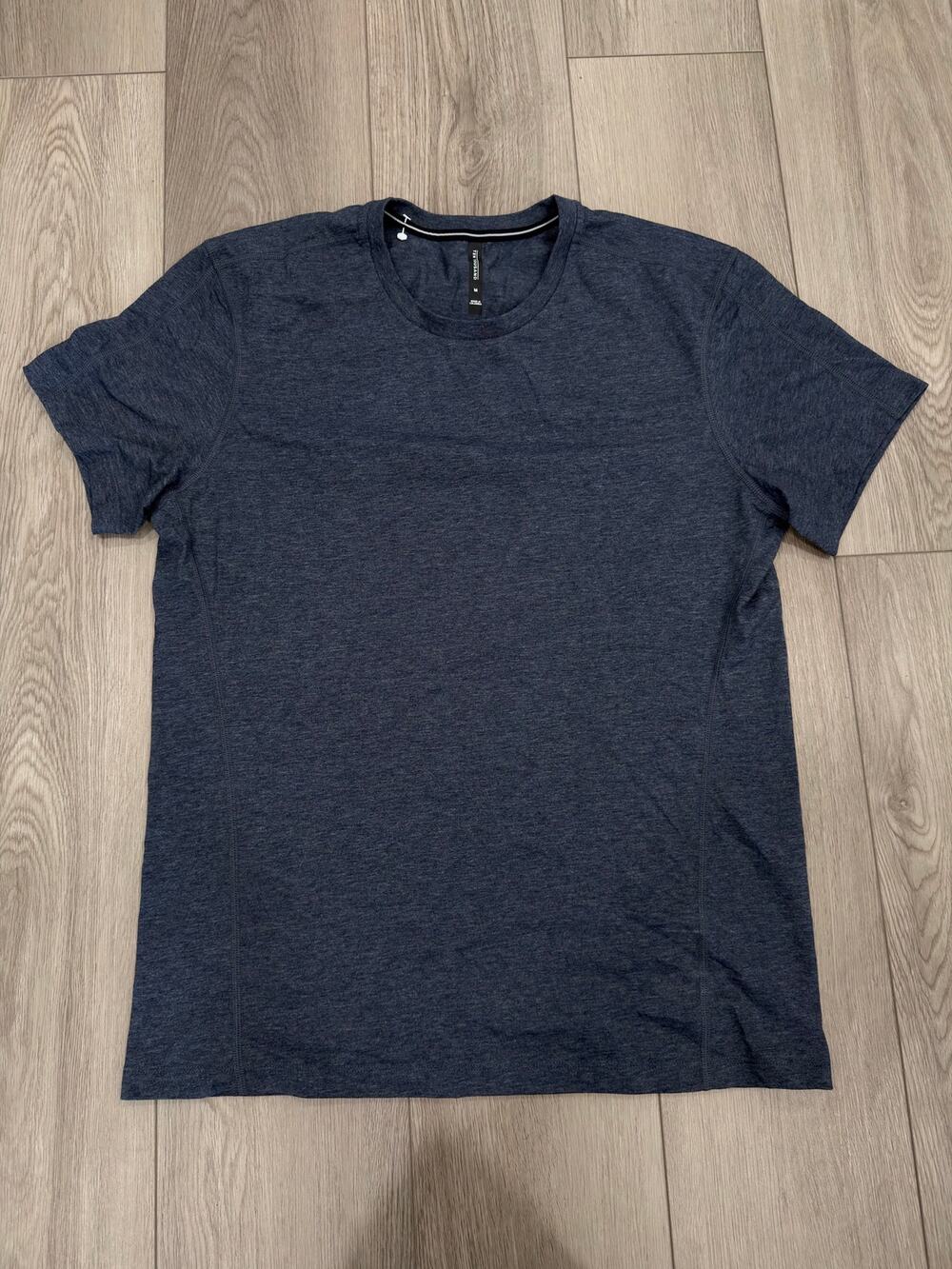 Ten Thousand The Durable Shirt Blue Gray Short Sleeve Training Performance M